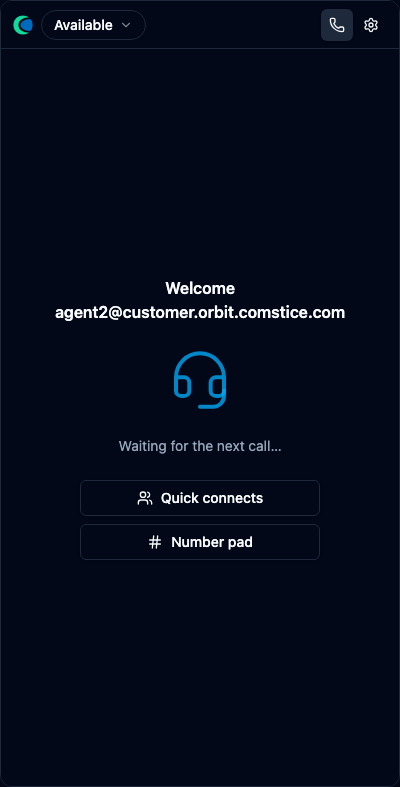 The losing agent one second later β back to Available, not Missed
