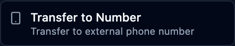 The transfer to number block in the palette